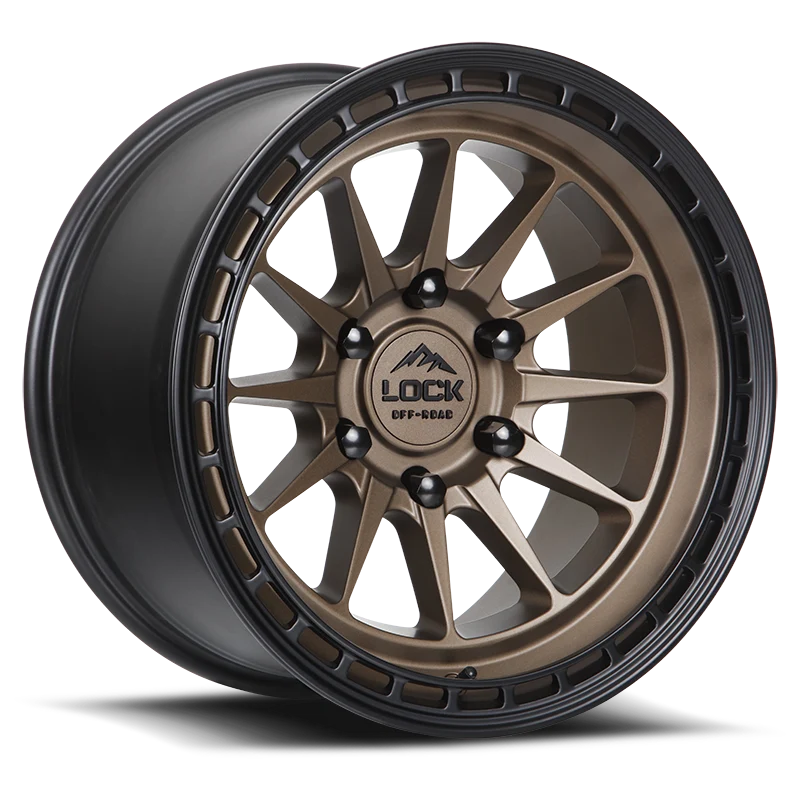 Lock Off-Road Wheels Baja Matte Desert Bronze