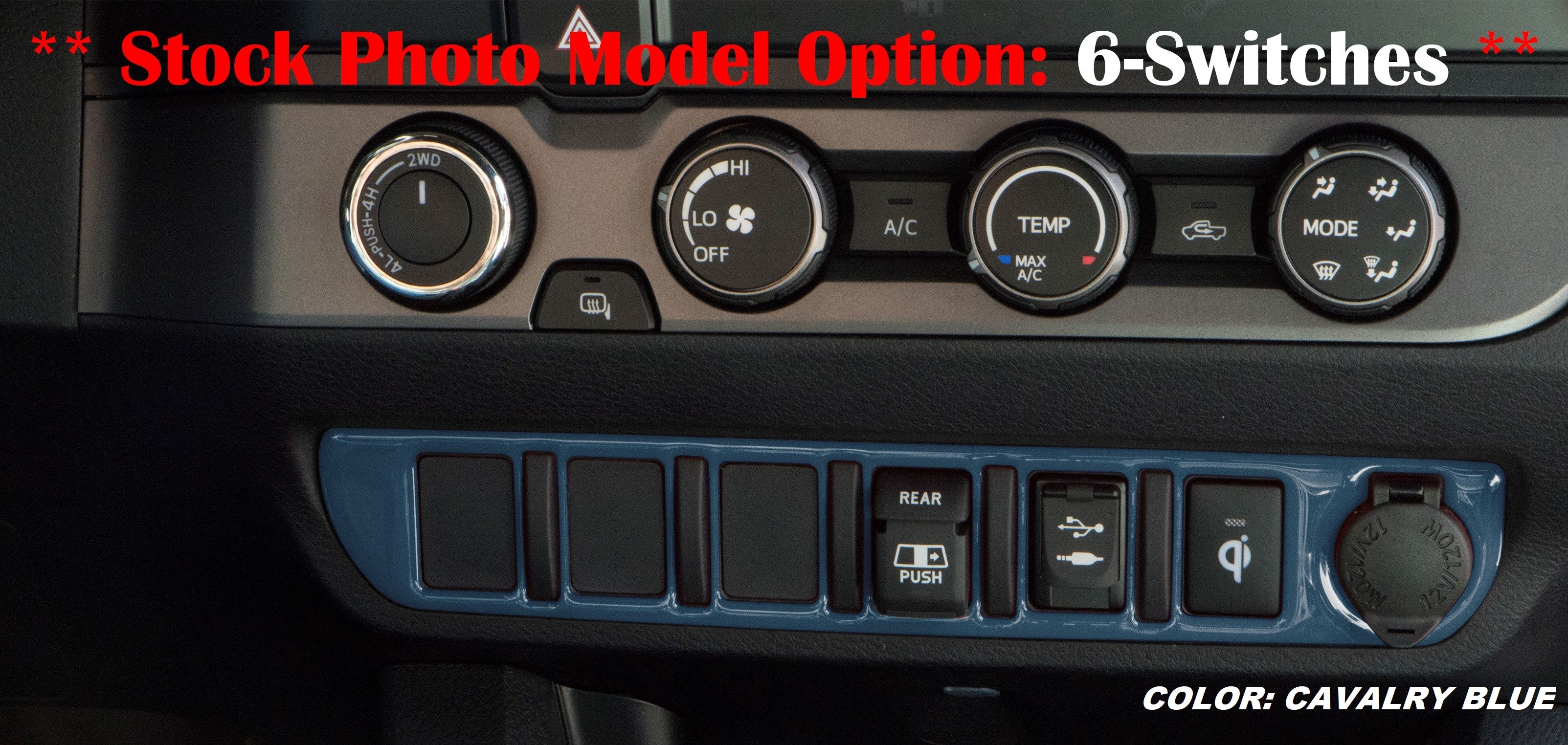 Tufskinz Center Dash Switch Panel For Tacoma (2016-2023) - Image 12