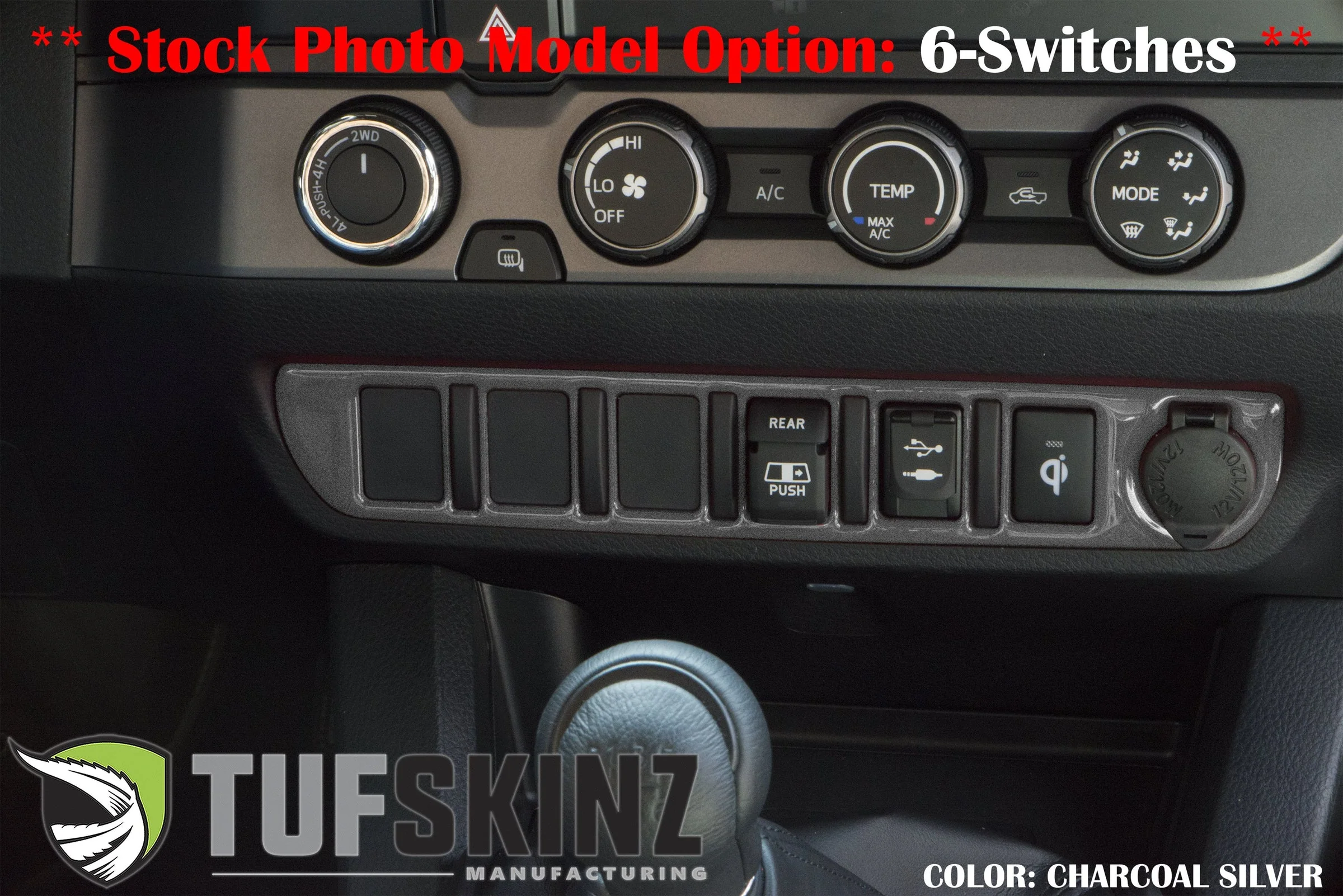 Tufskinz Center Dash Switch Panel For Tacoma (2016-2023) - Image 19