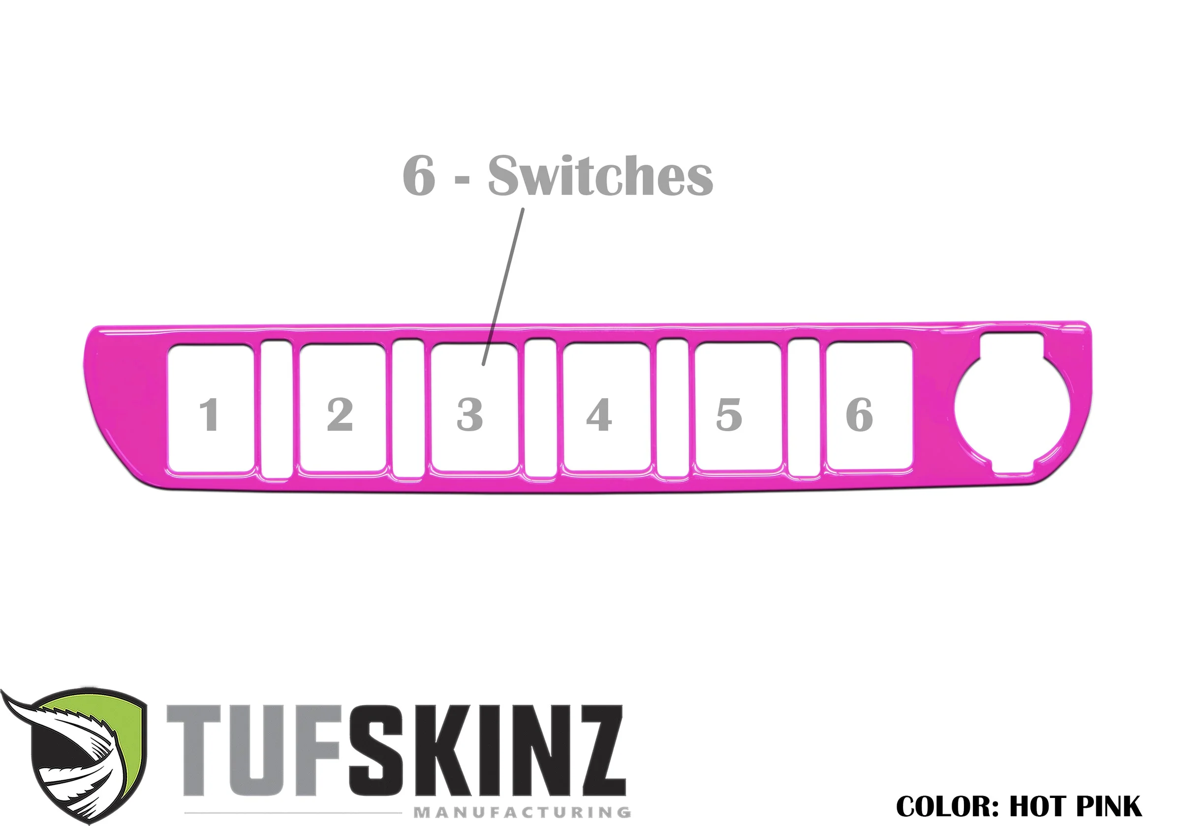 Tufskinz Center Dash Switch Panel For Tacoma (2016-2023) - Image 22