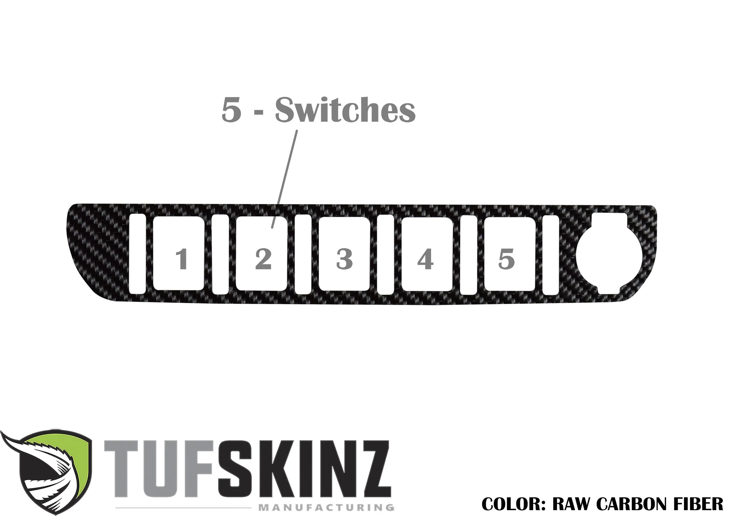 Tufskinz Center Dash Switch Panel For Tacoma (2016-2023) - Image 27