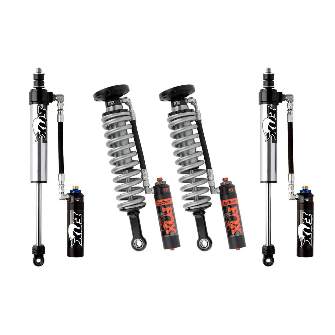 Fox Suspension 2.5 Factory Series Coil-Overs & Shocks w/ DSC Reservoirs Set For Tacoma (2005-2023)