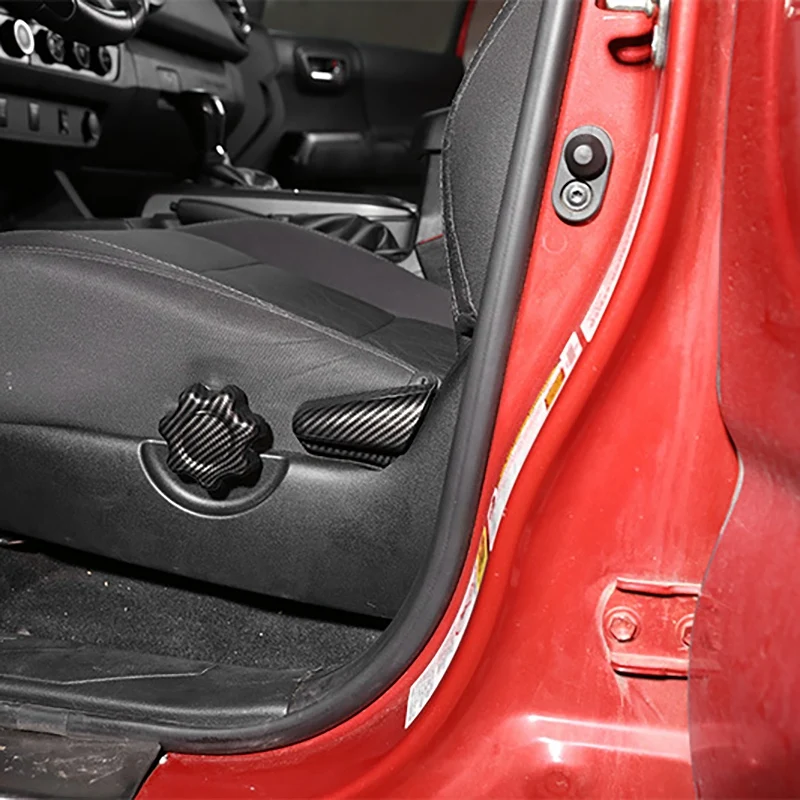 Carbon Fiber Seat Adjustment Overlays For Tacoma (2016-2023)