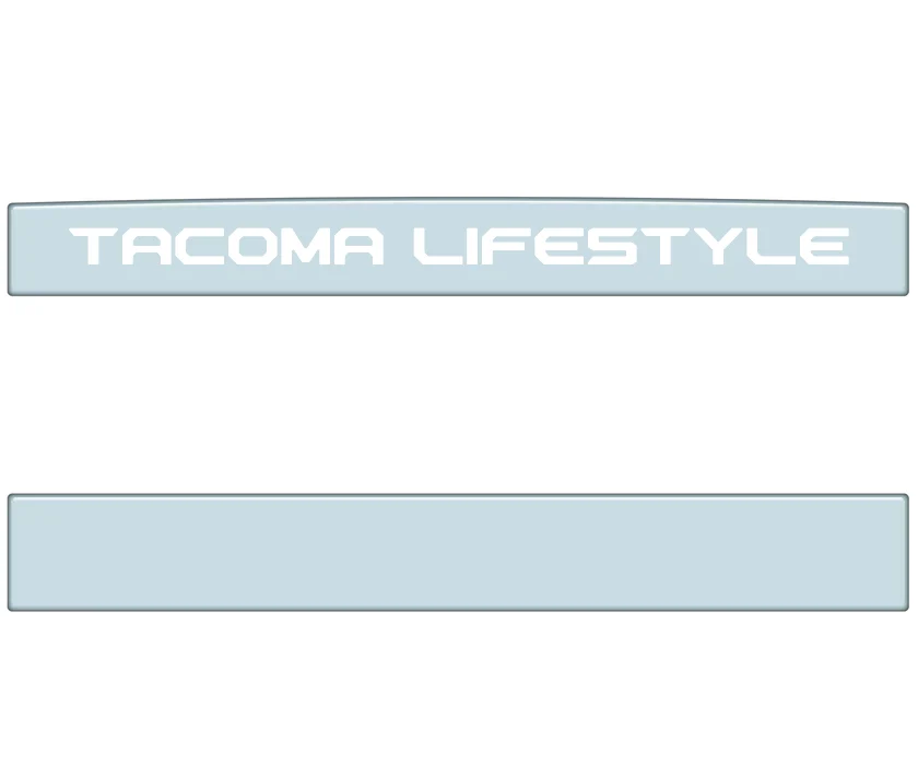 Tacoma Lifestyle Rear Power Sliding Window Accent Trim (2016-2023) - Image 11