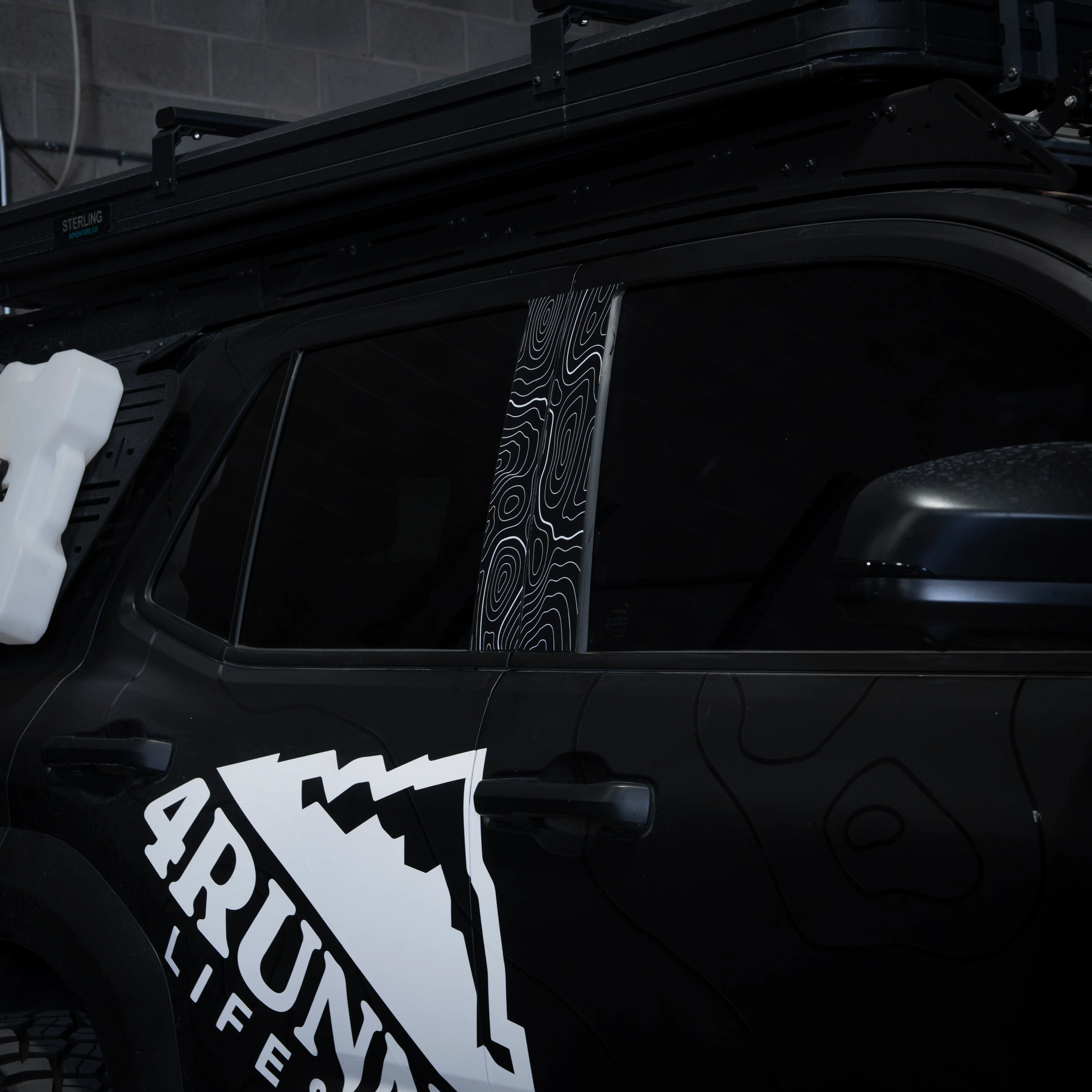 Vinyl Garage Topo B Pillar Decals For Tacoma (2024-Current) - Image 19