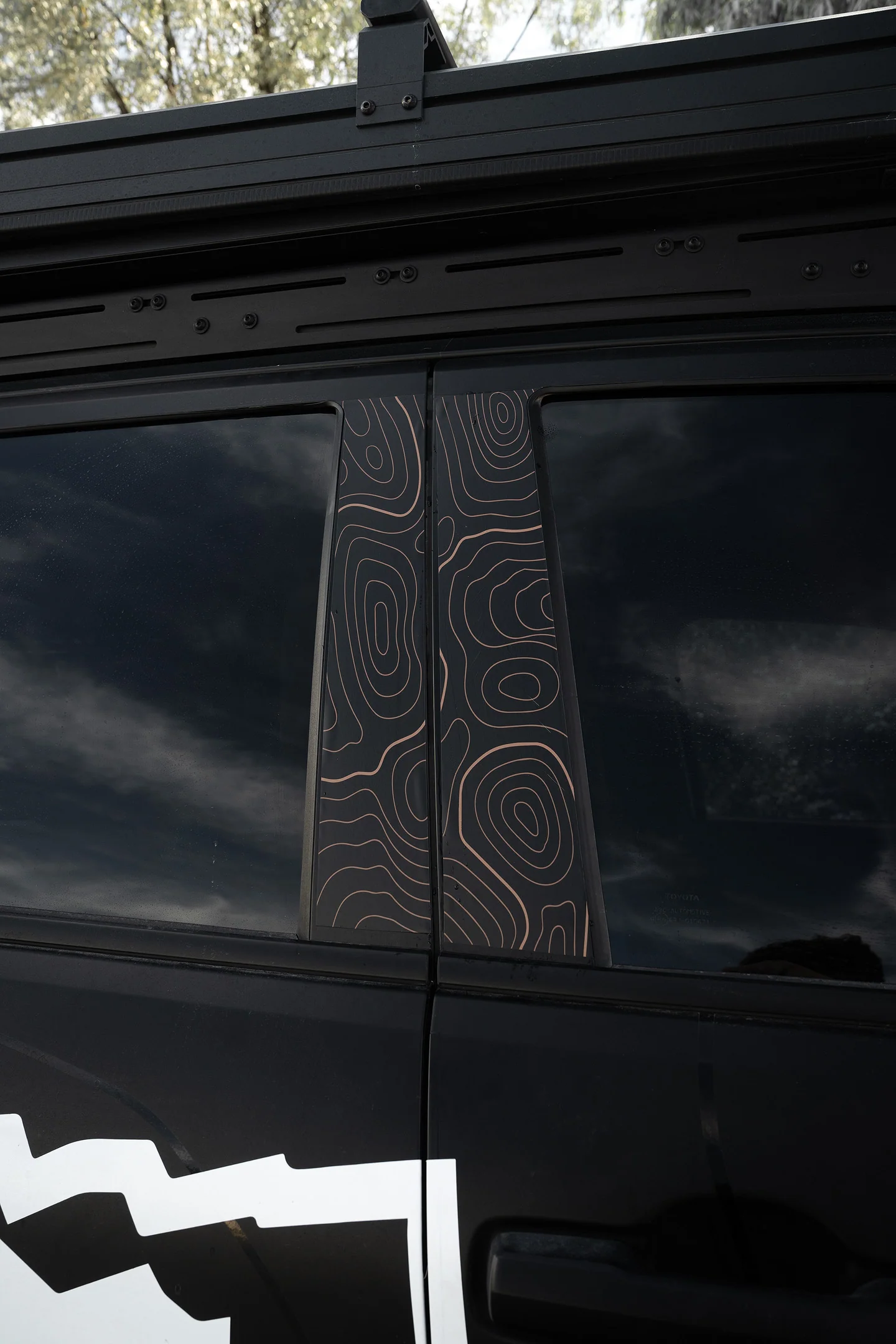 Vinyl Garage Topo B Pillar Decals For Tacoma (2024-Current) - Image 28